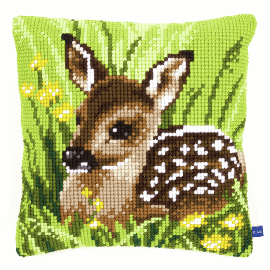 Little Deer - Vervaco Cushion Cross Stitch Kit PN-0150673