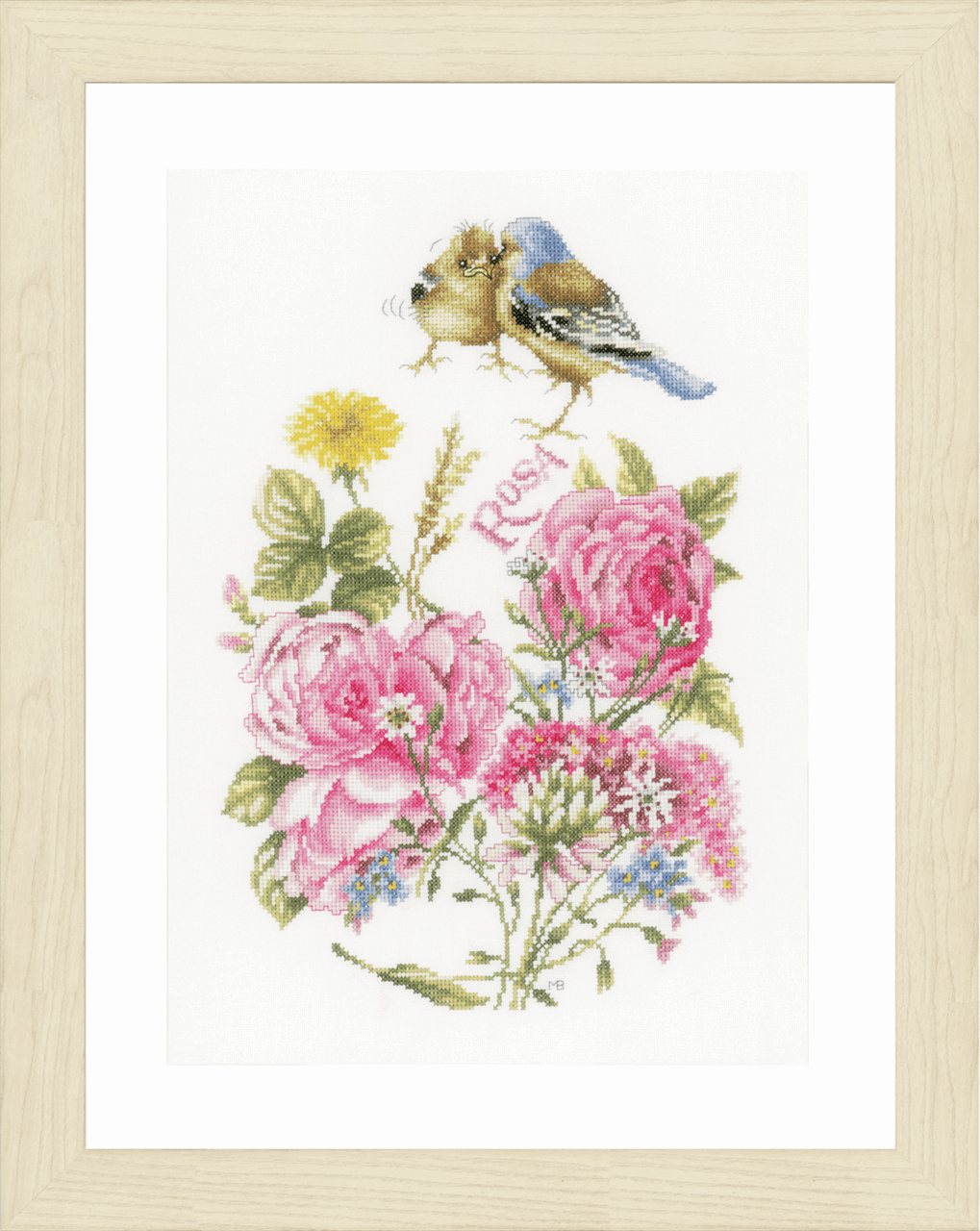 Finches (Evenweave) - Lanarte Cross Stitch Kit PN-0154655