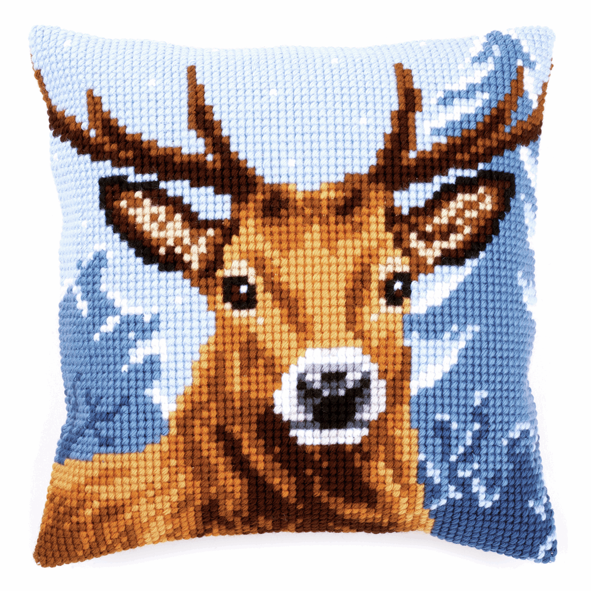 Deer - Vervaco Cushion Cross Stitch Kit PN-0156293