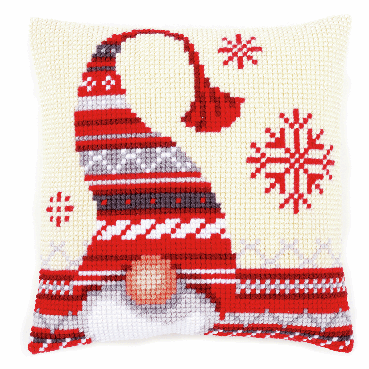 Christmas Elf 1 - Vervaco Cushion Cross Stitch Kit PN-0156877