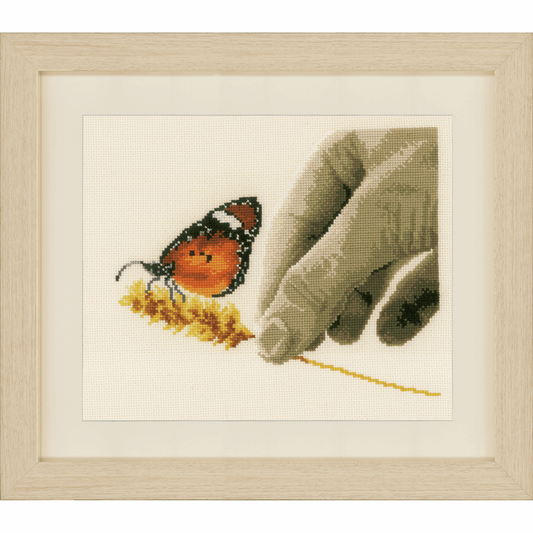 Hand & Butterfly - Vervaco Cross Stitch Kit PN-0157546