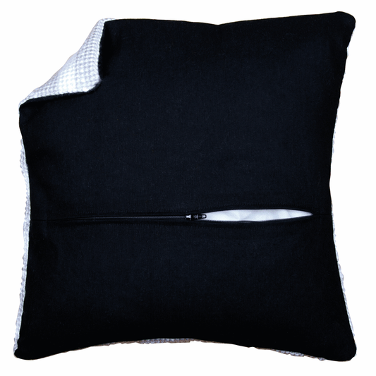 Cushion Back With Zipper  45 x 45cm (18" x18") - Black PN-0174417