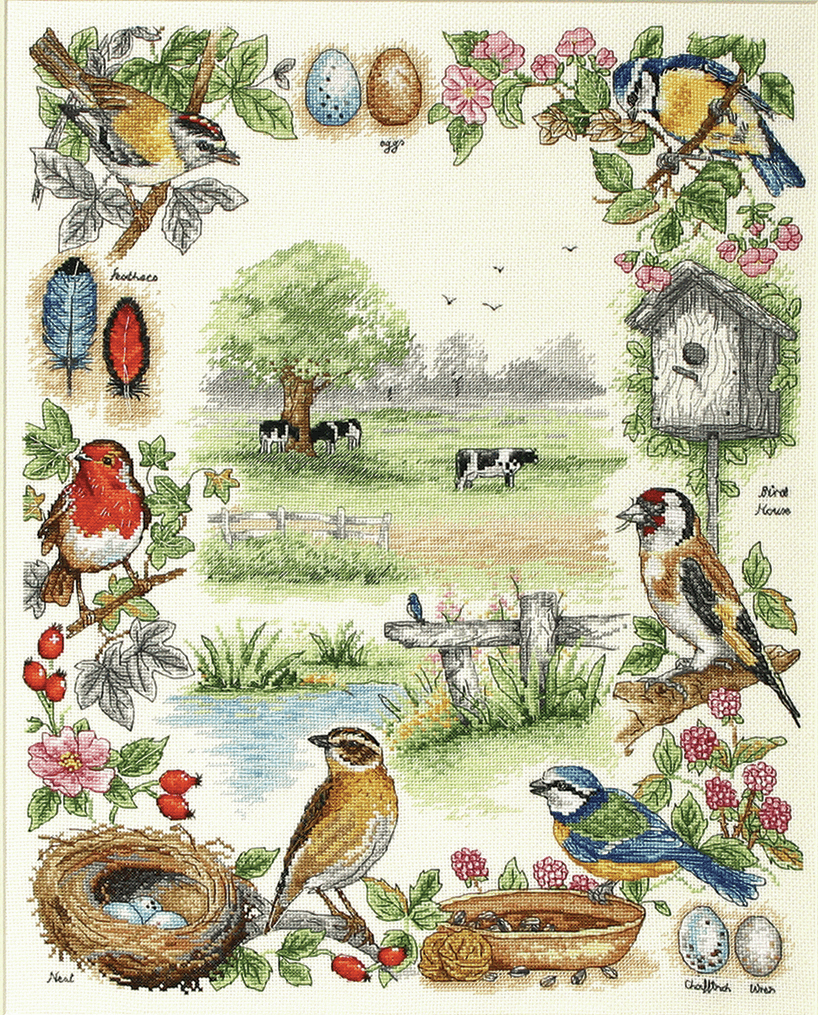 Birds - Anchor Cross Stitch Kit PSC52