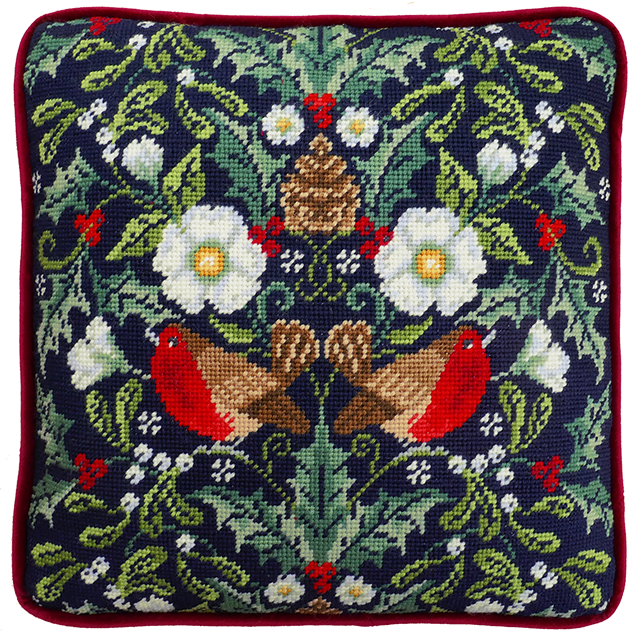 Winter Robins William Morris Tapestry -  Bothy Threads Kit TKTB4