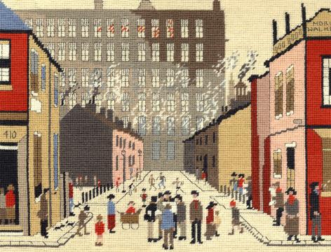 Street Scene by Lowry Tapestry-  Bothy Threads Kit TLC9