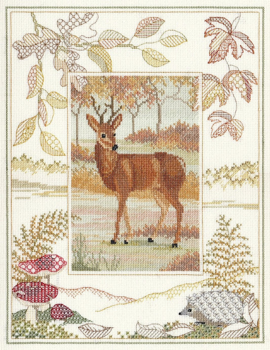 Wildlife - Deer - Derwentwater Designs Cross Stitch Kit  DWWIL2