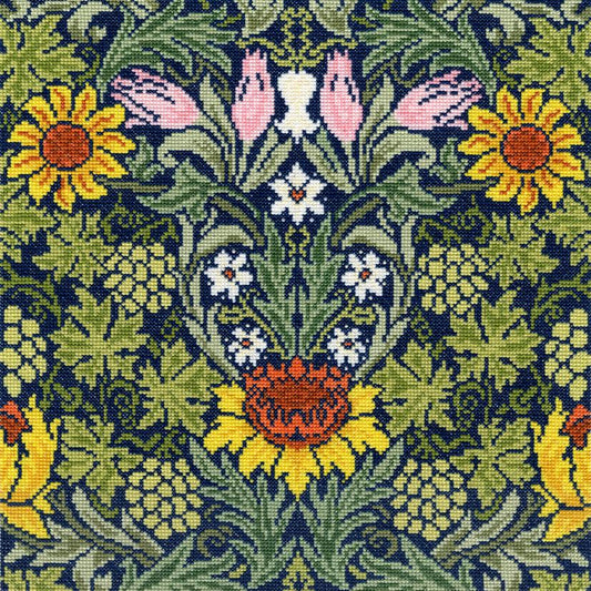 Sunflowers - William Morris - Bothy Threads Cross Stitch Kit XAC4