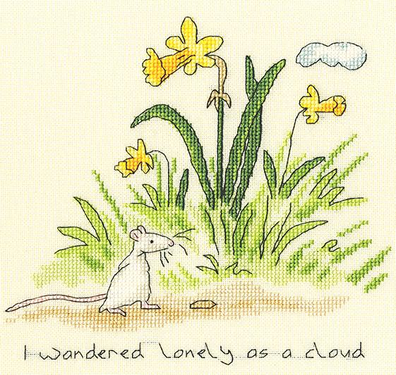 Lonely As a Cloud - Bothy Threads Cross Stitch Kit XAJ10