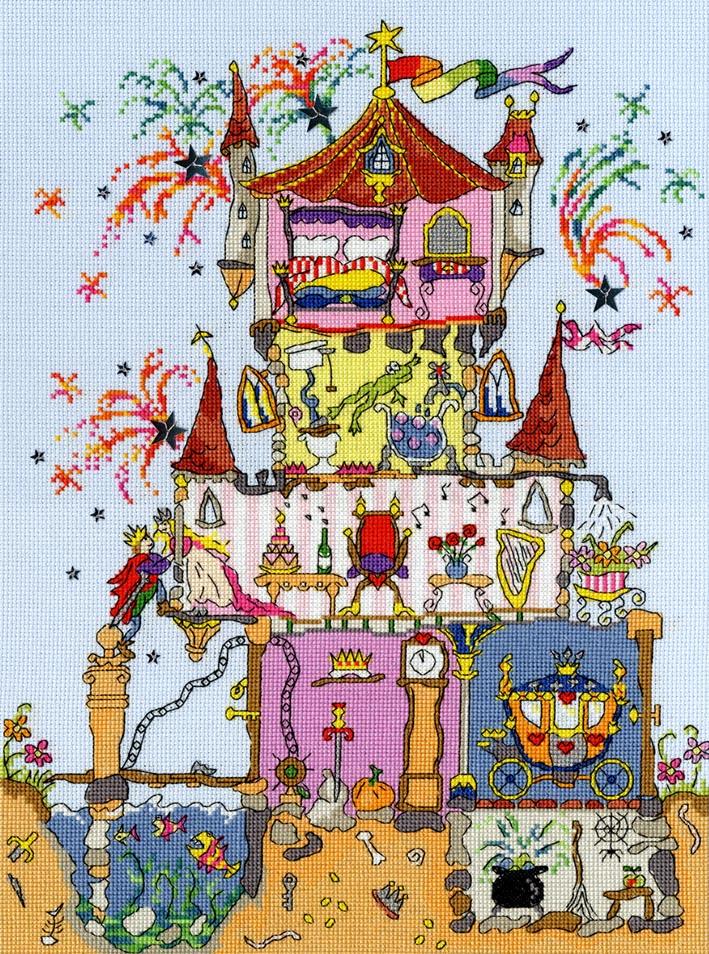 Cut Thru' Princess Palace -Bothy Threads Cross Stitch Kit XCT2