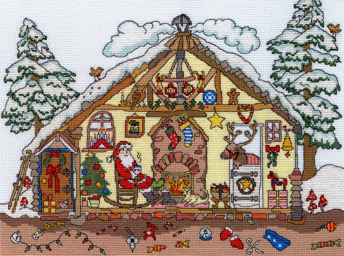 Cut Thru' Christmas -Bothy Threads Cross Stitch Kit XCT32