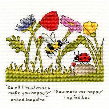 You Make Me Happy - Bothy Threads Cross Stitch Kit XETE1