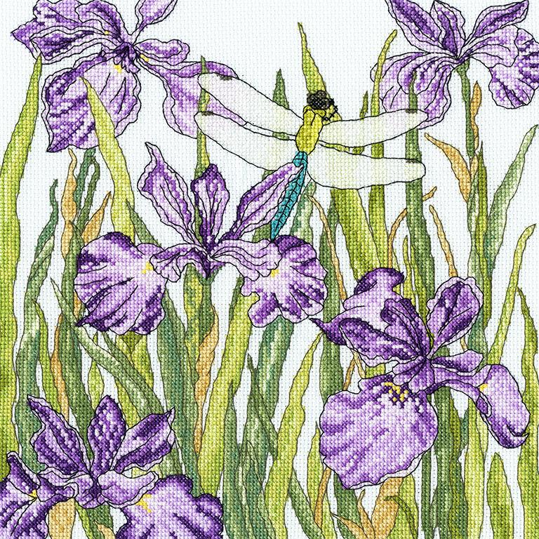 Iris Garden- Bothy Threads Cross Stitch Kit XFY3