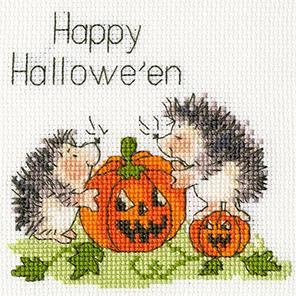 Jack O’ Lantern - Greeting Card - Bothy Threads Cross Stitch Kit XGC16