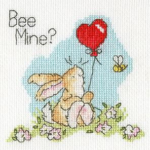 Bee Mine? - Greeting Card - Bothy Threads Cross Stitch Kit XGC18