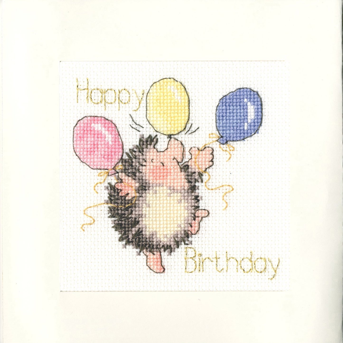 Birthday Balloons - Greeting Card - Bothy Threads Cross Stitch Kit XGC23