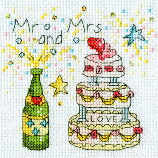 Cheers - Greeting Card - Bothy Threads Cross Stitch Kit XGC7