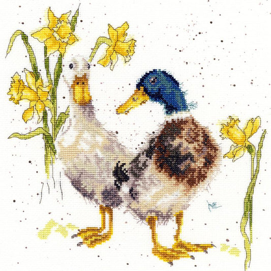 Ducks & Daffs  - Bothy Threads Cross Stitch Kit XHD6