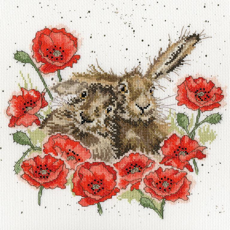 Love is in the Hare - Bothy Threads Cross Stitch Kit XHD61