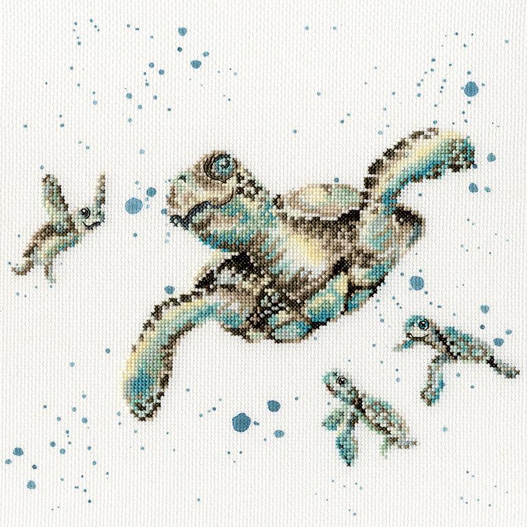 Swimming School - Bothy Threads Cross Stitch Kit XHD64