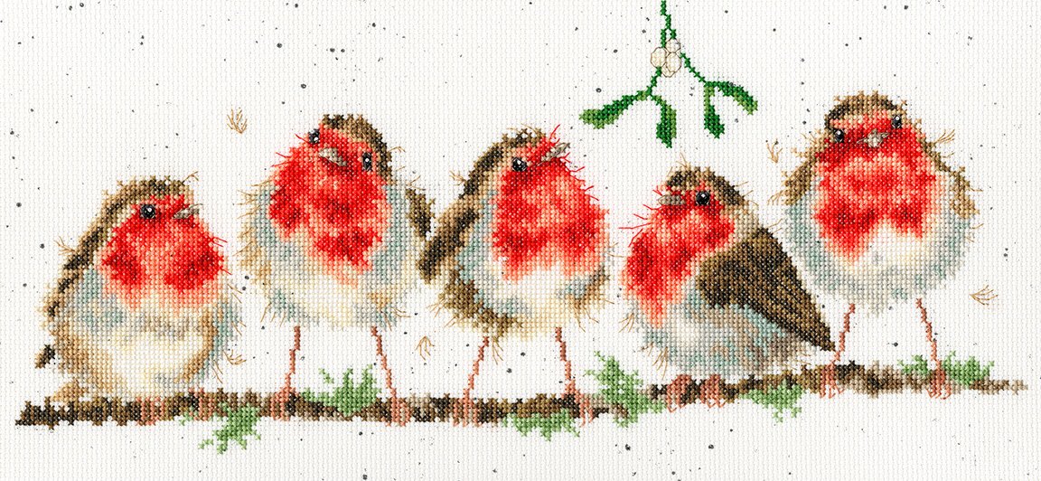 Rockin’ Robins  - Bothy Threads Cross Stitch Kit XHD69