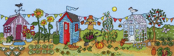 Allotment Fun  - Bothy Threads Cross Stitch Kit XJR21