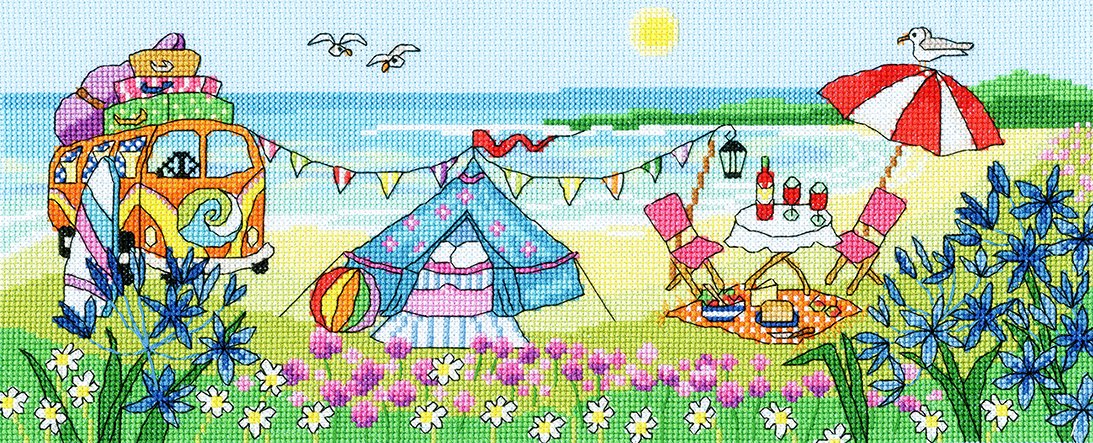 Glamping Fun  - Bothy Threads Cross Stitch Kit XJR33