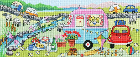 Caravan Fun - Bothy Threads Cross Stitch Kit XJR34