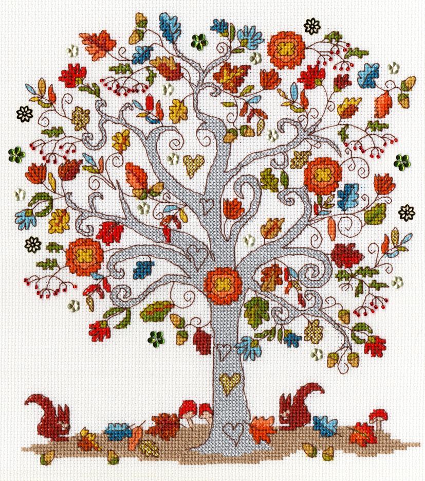 Love Autumn - Bothy Threads Cross Stitch Kit XKA12