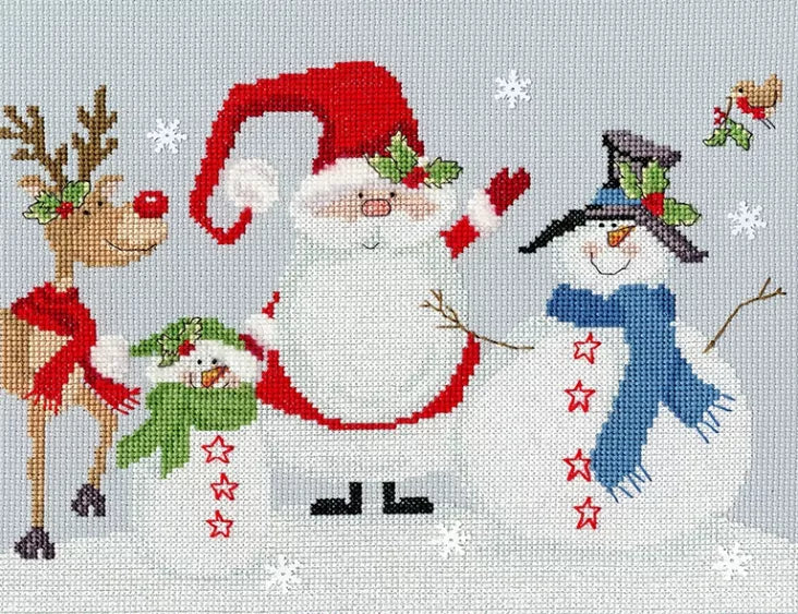 Snowy Friends - Bothy Threads Cross Stitch Kit XKTB6