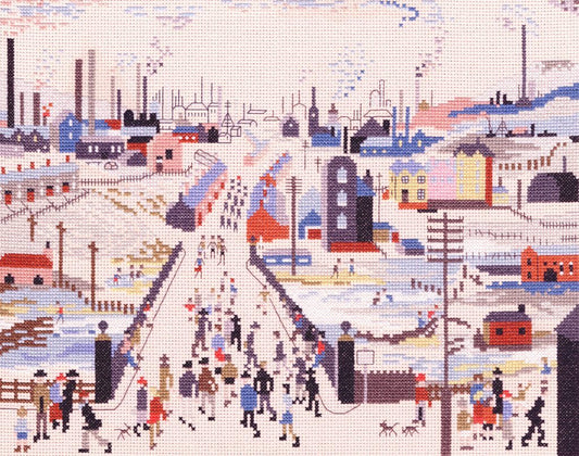 Canal Bridge - L.S. Lowry - Bothy Threads Cross Stitch Kit XLC10