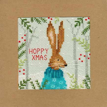 Xmas Hare - Bothy Threads Cross Stitch Kit XMAS10