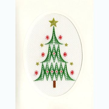 Christmas Card - Christmas Tree - Bothy Threads Cross Stitch Kit XMAS24