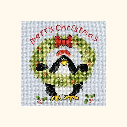 Christmas Card – PPP Prickly Holly- Bothy Threads Cross Stitch Kit XMAS36