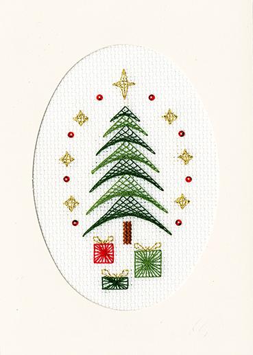 Christmas Card – All Wrapped Up - Bothy Threads Cross Stitch Kit XMAS28