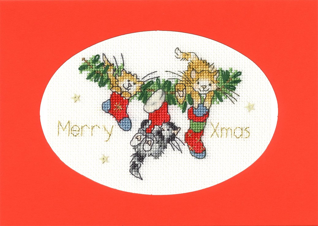 Christmas Card – Stocking Fillers - Bothy Threads Cross Stitch Kit XMAS38