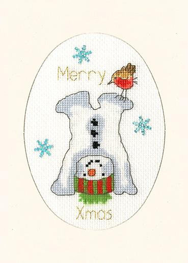 Christmas Card – Frosty Fun - Bothy Threads Cross Stitch Kit XMAS37