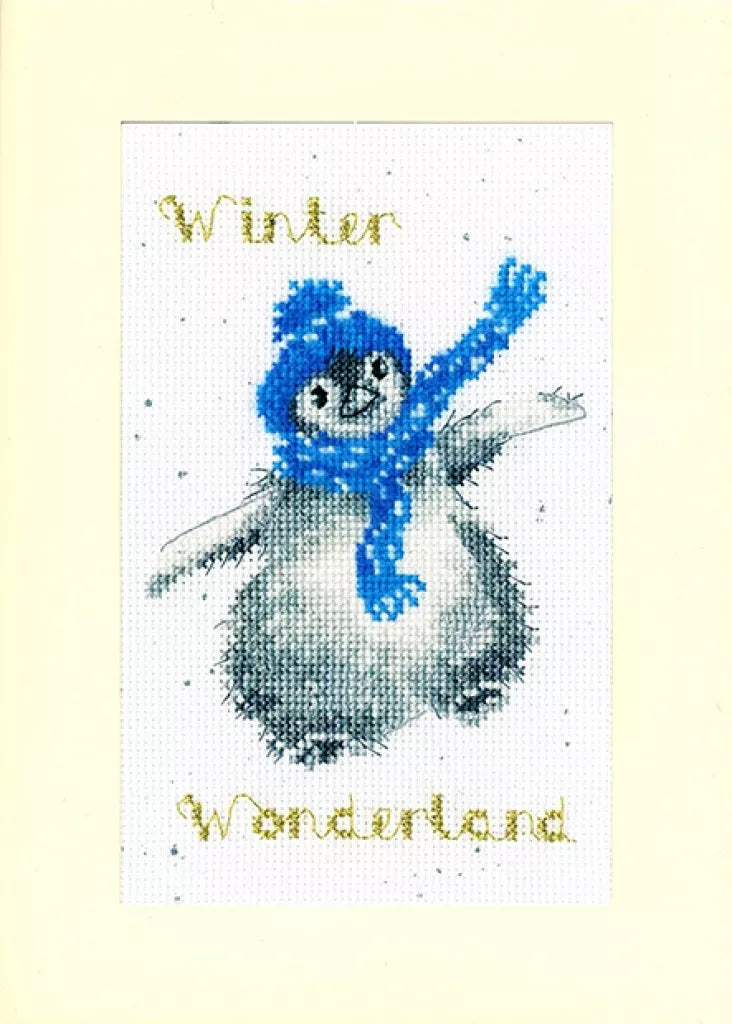 Christmas Card - Winter Wonderland- Bothy Threads Cross Stitch Kit XMAS55