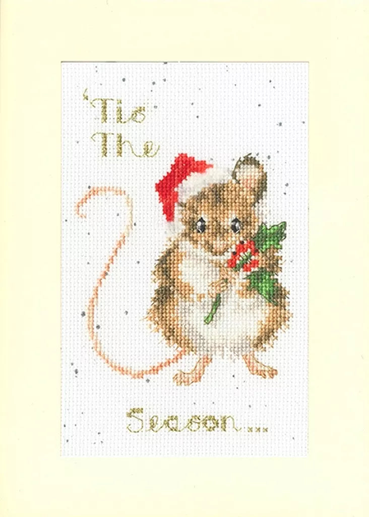 Christmas Card - 'Tis The Season - Bothy Threads Cross Stitch Kit XMAS56