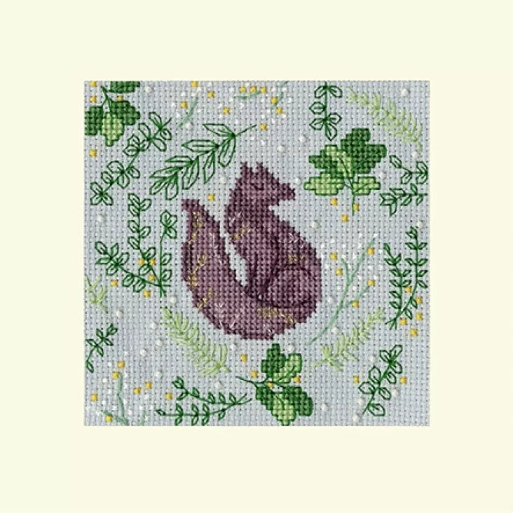 Christmas Card - Scandi Fox - Bothy Threads Cross Stitch Kit XMAS59