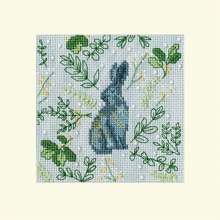 Christmas Card - Scandi Hare - Bothy Threads Cross Stitch Kit XMAS61