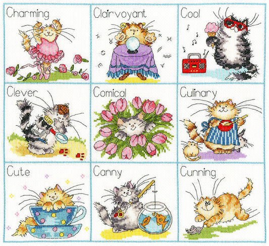 It’s A Cat’s Life - Bothy Threads Cross Stitch Kit XMS23