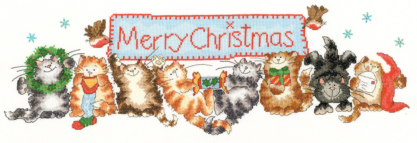 Merry Catmas - Bothy Threads Cross Stitch Kit XMS30