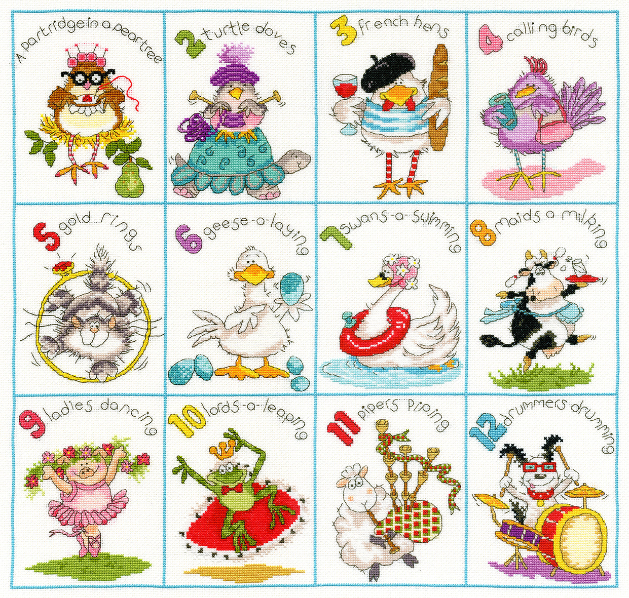 Christmas Dozen - Bothy Threads Cross Stitch Kit XMS31