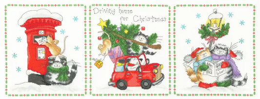 Driving Home For Christmas  - Bothy Threads Cross Stitch Kit XMS37