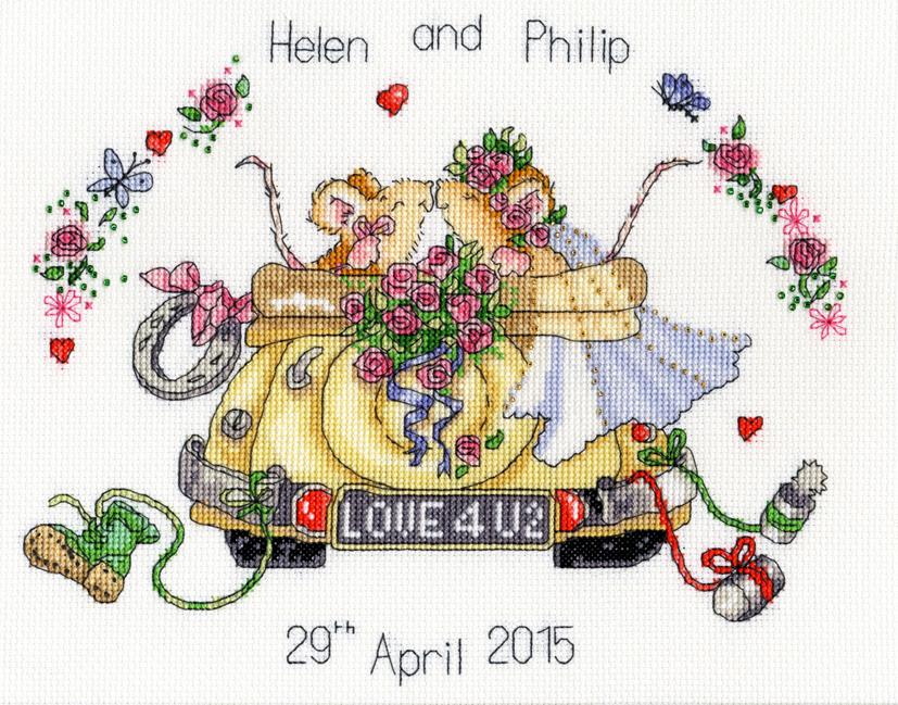 Just Married - Bothy Threads Cross Stitch Kit XMS5