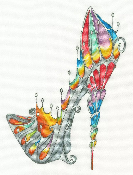 Stained Glass Slipper - Bothy Threads Cross Stitch Kit XSK7