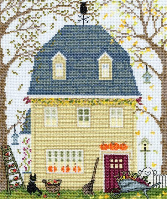 New England Homes: Fall - Bothy Threads Cross Stitch Kit XSS3