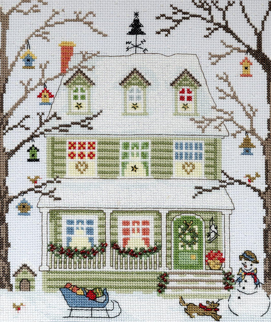 New England Homes: Winter - Bothy Threads Cross Stitch Kit XSS4