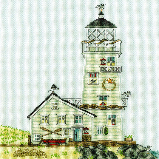 New England – The Lighthouse  - Bothy Threads Cross Stitch Kit XSS6