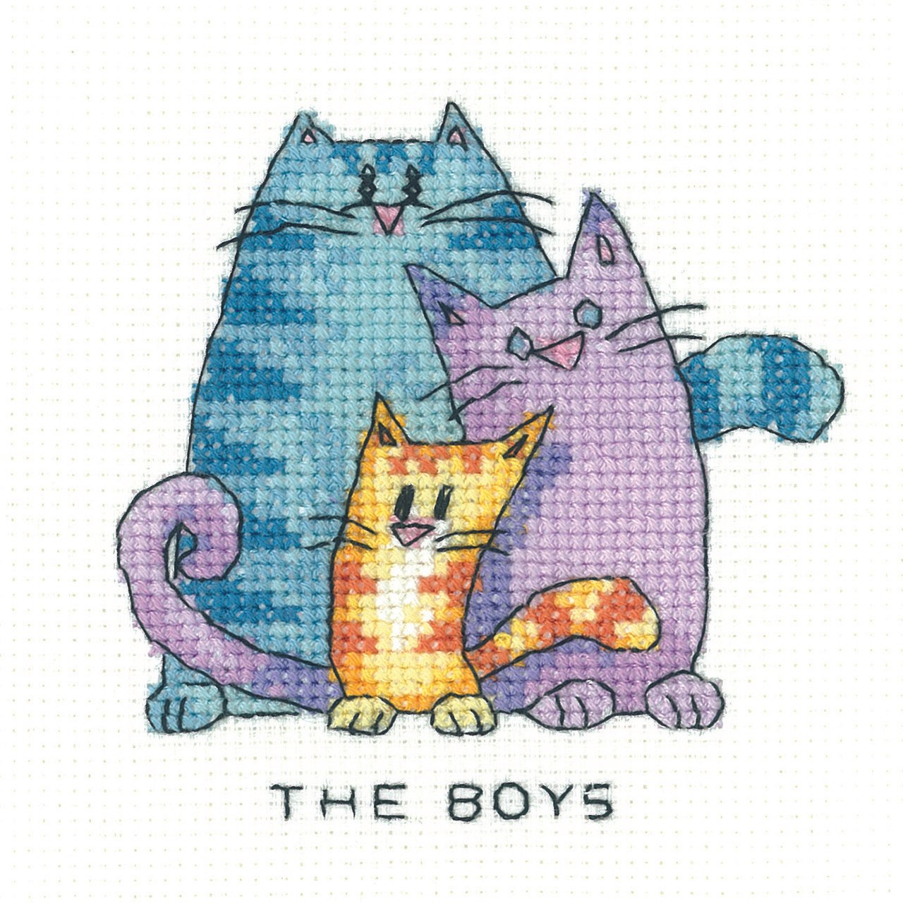 The Boys- Heritage Crafts Cross Stitch Kit SHTB1405